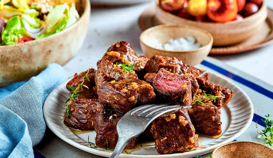 Quick Steak Bites Bowl