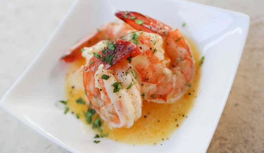 Butter-Poached Shrimp