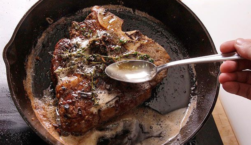 Butter-Basted T-Bone Steak