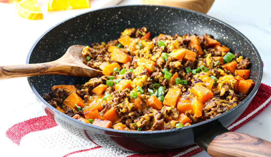 Beef and Egg Scramble